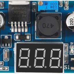 LM2596S DC-DC Buck Converter Step-Down Power Supply LM2596 (1 Piece) LED Display Voltmeter-0