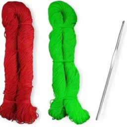 Crochet Wire For Basket Making(Red/Green - 100 Grms-image-58