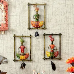 craft tree Iron Decorative Musician Wall Frame Set Of 3-picture-28