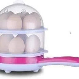 Multifunction 2 in 1 Electric Egg Boiler with Handle Two Layer Egg Boiler Steamer Omelette Non-Stick Frying Pan 14 Boiled Eggs YS189 Egg Cooker-image-98