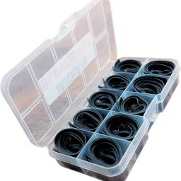 10-Pack Black Replacement Flat Bands | 20CM | 0.75MM | Tactical Natural Latex Slingshot-image-7