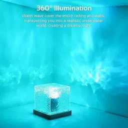 giveglitz 16 in 1 Dynamic Ocean Wave Projector Night Light with Remote, Water Effect Lamp Night Lamp image 2