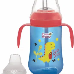 Dino 2 in 1 Spout & Straw Sippy Cup for Baby, Leak Proof Sipper, BPA Free, 300ML-image-74