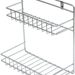 Wall Mountable Detergent Holder / Bathroom Rack / Multipurpose Stand Kitchen Rack Steel Wall Shelf-image-6