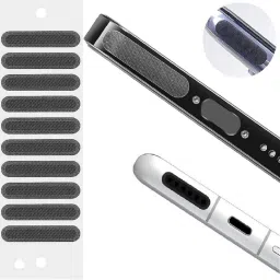 SANEHA Mobile Dust Protector (5short & 5 long pcs) Audio Jack Black Anti-dust Plug-31