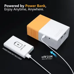 Butee YG-300 Mini Projector Compact 1080p Projector, Ideal for Kids, PS4 & Firestick (200 lm / Remote Controller) Portable Projector image 5