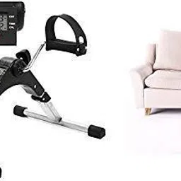 nimyank Folding Peddler with Electronic Display Exercise Bike Mini Pedal Exerciser Cycle image 3