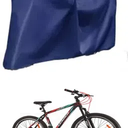 Cycle Cover Plain Blue For Leader Highlander 26T 21 Speed All Bicycle Cover Free Size-image-93