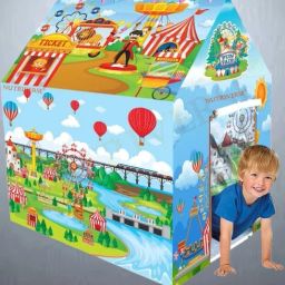 New Tent House For Kids Large Size Jumbo Tent House (Multicolor)_FK108-image-77
