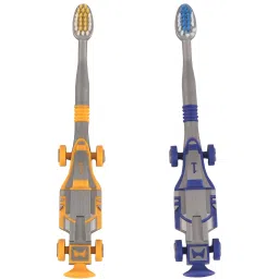 Pro F1 Racing Toothbrush - Fights Germs & Bacteria- Easy Grip Handle- Pack of 4 Extra Soft Toothbrush-image-26