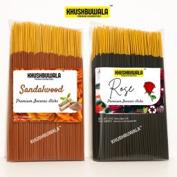 Chandan incense Sticks | Long-Lasting Sandalwood and Rose Fragrance Agarbatti Rose, Chandan-image-70