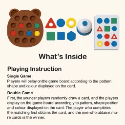 skvy Shape Matching Game for Kids | Shape Puzzle | Educational Toy for 3+ Years image 5