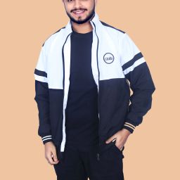 Caraba Solid Men Wind Cheater-image-88