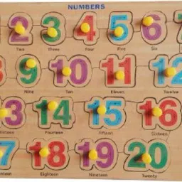 Number Wooden Puzzle for 24 to 48 Months, Multicolour-image-91