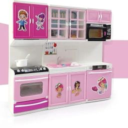 Dream Kitchen Set Kids Luxury 3 Compartment Battery Operated-color may vary-image-1