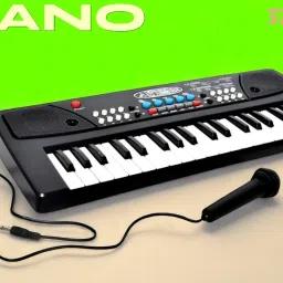 X396 Keys Piano Toy with Microphone, USB Power Cable & Sound Recording Best Birthday Gift for Boys and Girls Musical Instruments Analog Digital Piano-64