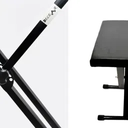 belear S-9, Piano and Keyboard Stand, With Chair Keyboard Stand image 3