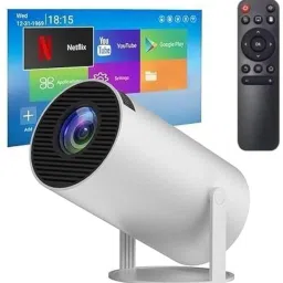 SHOPOGENIX 4K Ultra HD LED TV Projector with HDMI & WiFi for Streaming (800 lm / 1 Speaker / Wireless / Remote Controller) Portable Projector image 4
