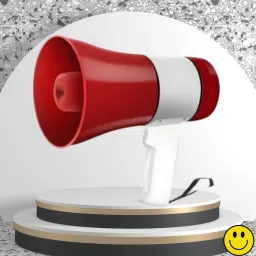 Handheld Megaphone with Siren, Microphone & Rechargeable for Outdoor EventsB224 Megaphone Portable Megaphone Siren Loudspeaker Function &Long Battery BackupW224 Outdoor PA System-15