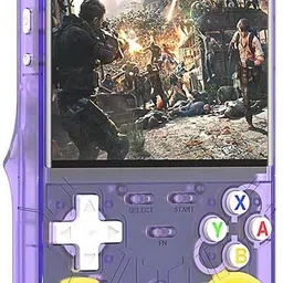 HG WORLD Retro Game R36S Ultra HD Video Game Hand Gaming Console For Pocket Game Box Handheld Gaming 4 Inch HD Screen Rechargeable Battery Handheld Console Gaming 64 GB with 30+ Emulators Hand Video Game, Best Gift For All Ages-picture-4