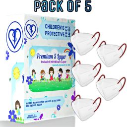 color mask for child Reusable Washable Face Mask Breathable pack of 5 SBS_N95_Plain_White-5pcs Reusable, Washable Cloth Mask With Melt Blown Fabric Layer-image-42