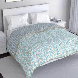 mayfair homes london Blue Cotton Abstract 120 GSM Reversible Double Bed Dohar-picture-22