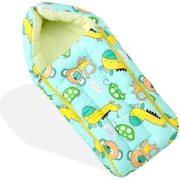 Baby Sleeping Bag (Green) Baby sleeping Bag New Born Baby 2 in 1 Baby's Sleeping and Carry Bag-image-51