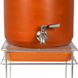 Matka Kitchen Rack Matka Stand for Water Pot Pot Stand for water pot,Water Pot Stand for Kitchen Steel-image-57