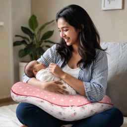 Nursing Pillow Cover | Breast feeding PIllow | Feeding Pillow for New Born baby Breastfeeding Pillow-image-53