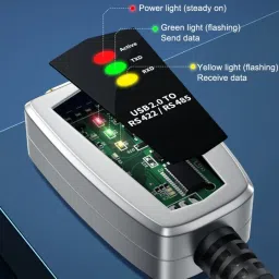 microware USB to RS422 RS485 Serial Port Converter Adapter Cable with FTDI Chip USB Adapter image 3