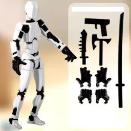 (Assembly Completed) Dummy 13 Robot, Action Figure 3D Printed Toys-image-1