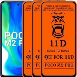 Xester Edge To Edge Tempered Glass for Poco M2 Pro-image-93
