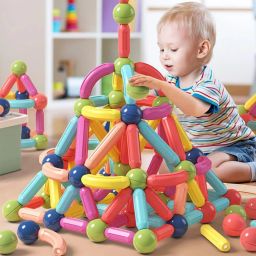 skandakart Magnetic Stick Building Block Toy (26 Pcs) image 2