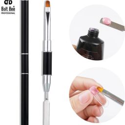 Dual-Ended Poly gel Nail Brush & Picker, 2 in 1 Designs Poly gel Nail Brushes-29