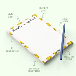 mimikry Daily Notepad Undated 120 GSM Tear-Off Planning Sheets, Checklist Productivity A5 Note Pad Ruled 50 Pages image 2