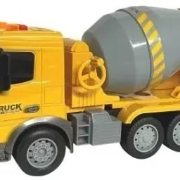 Pull Back Construction Cement Mixer with Light and Sound Truck Toy-image-13
