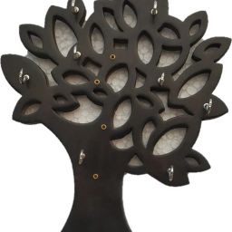 Wooden Wall mount Floating key hanging tree design key holder Wood Key Holder-image-45