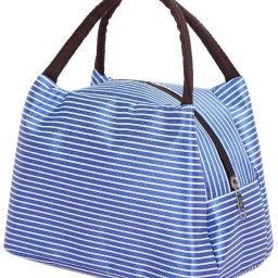 Insulated Tiffin Travel Hand Lunch Bag with Aluminum Foil Inner Cover Reusable Waterproof Lunch Bag-26