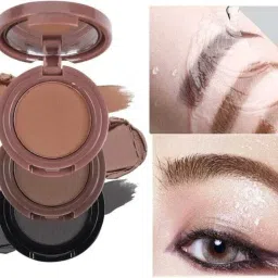 3 Shade Brow Pomade Stack – Multi-Tone Eyebrow Powder Palette 15 g-44
