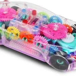 Mechanical Transparent Toy Car With 3D Display And 360 Degree Rotating Concept Racing Playing Car Having LED Lights and Music for Kids-image-37