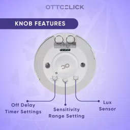 OTTOCLICK Microwave Radar Sensor Ceiling Mounted Motion Detector For Automatic Lighting On Smart Switch image 2