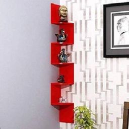 Engineered Wood Open Book Shelf-16