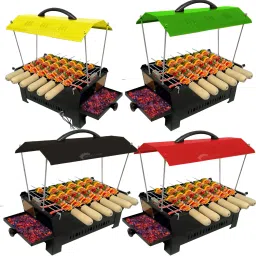 tric & Non Electric Barbeque Grill Tandoori Maker For Home Use with Extra Accessories (multicolour) Electric Grill (Big) Electric Tandoor-image-46