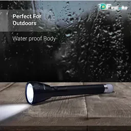 firstlike Two In One Litium Battery Long Range Led torch with Back Light Emergency Light Torch image 4