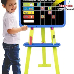 jayaansh traders 8 in1 Magnetic Writing Eazel Board For Educational Learning Activities .. image 2