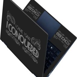Flipkart SmartBuy _All Panel_ I conquered_Premium Vinyl laptop Skin_ Vinyl Laptop Skin Compatible for 15.6 inch-image-98