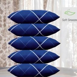 Soft Luxury Microfibre Abstract Sleeping Pillow Pack of 5-image-86