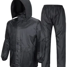 Solid Men Raincoat-image-3