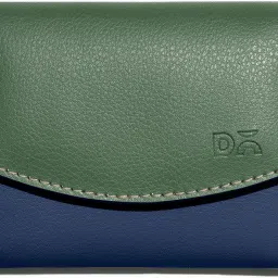 Women Casual Blue, Green Artificial Leather Wallet-image-42