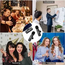 TreEye K9 Wireless Microphone for Type C Mobiles Mic for Youtube Recording Podcast Vlog Camera Microphone image 5